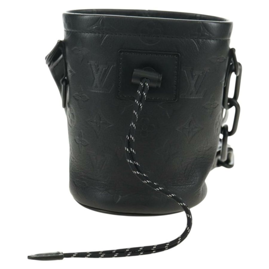 【日本直送】路易威登 Monogram Shadow Chalk Nanobag 手袋 黑色 M44628 LV 正品 182934SM-12
