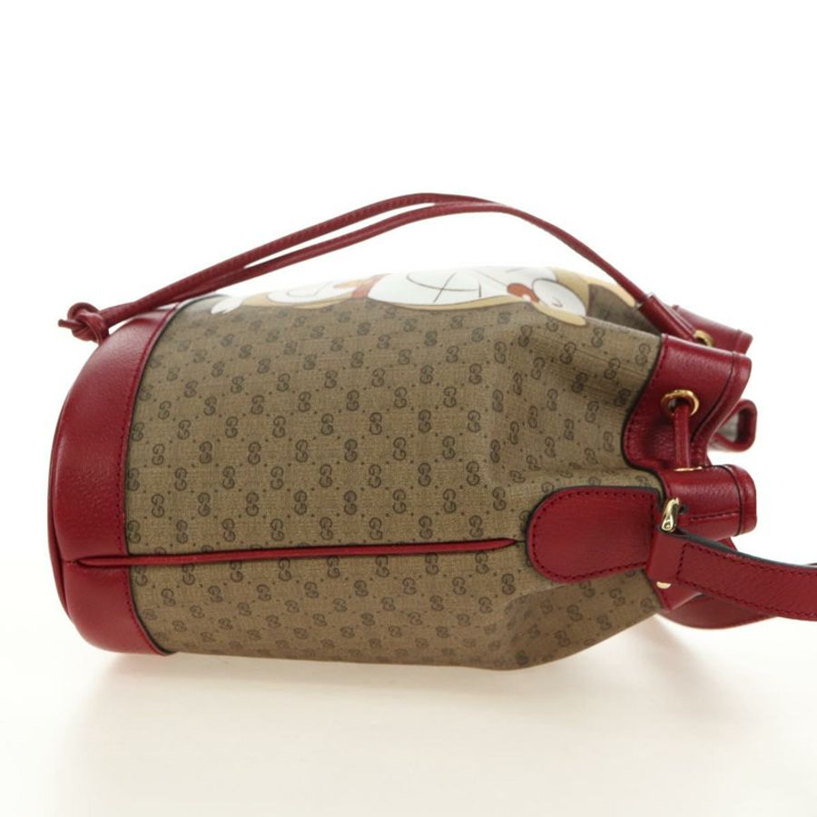 【日本直送】GUCCI Micro GG Supreme Doraemon x Fujiko-Pro 手提包 PVC 米色 655597 正品 183006M-3