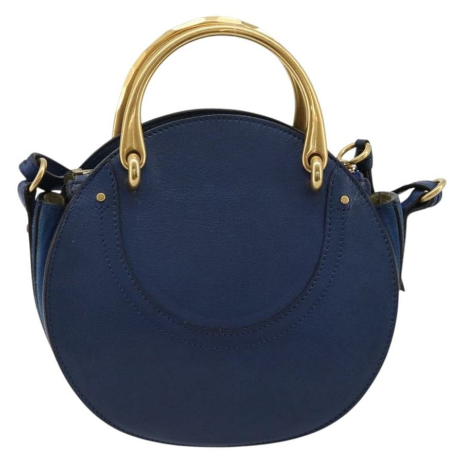 【日本直送】Chloe Pixy 手提包 皮革 兩用 黑色 金色 正品 183644V-1