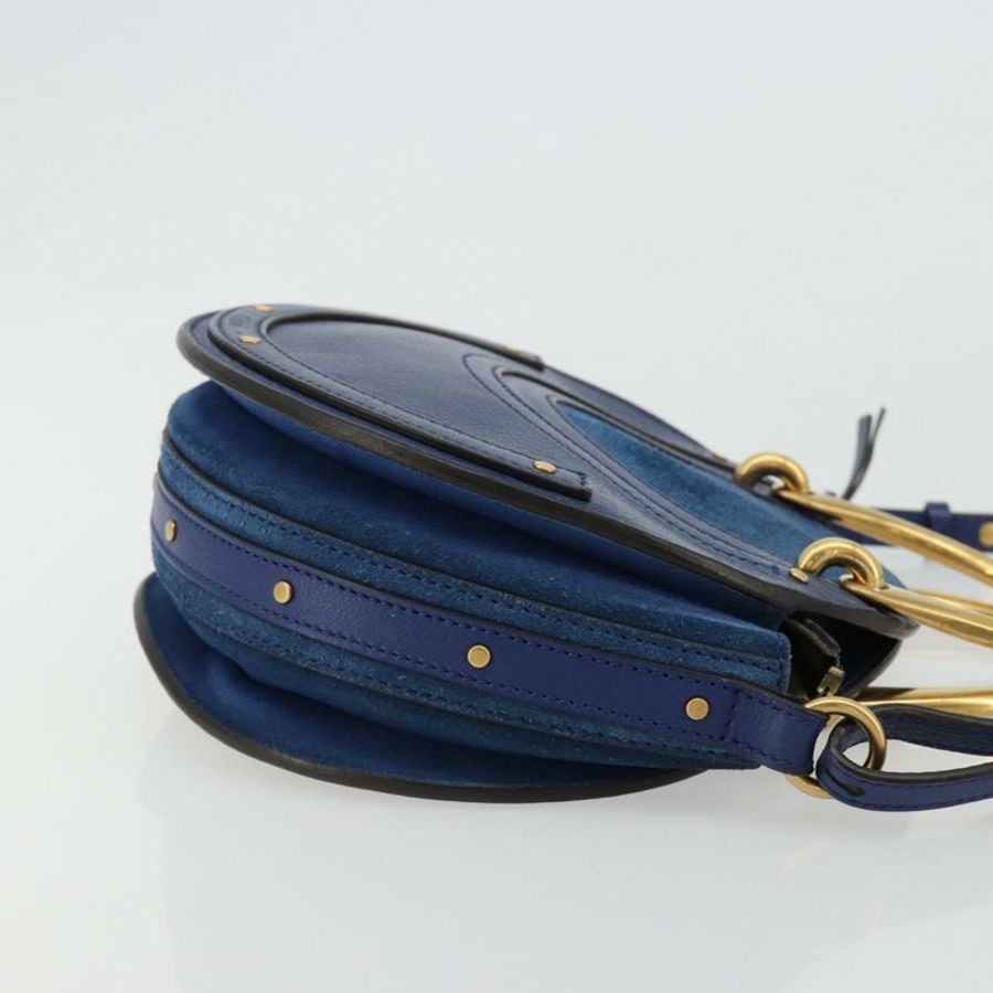 【日本直送】Chloe Pixy 手提包 皮革 兩用 黑色 金色 正品 183644V-2
