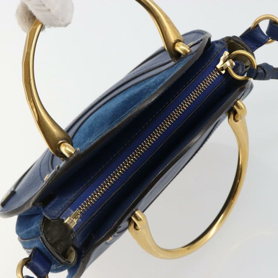 【日本直送】Chloe Pixy 手提包 皮革 兩用 黑色 金色 正品 183644V-5