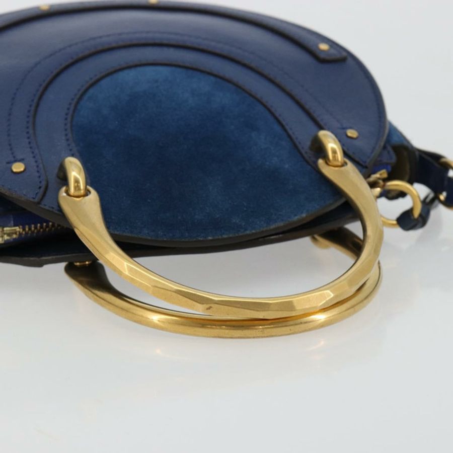 【日本直送】Chloe Pixy 手提包 皮革 兩用 黑色 金色 正品 183644V-6