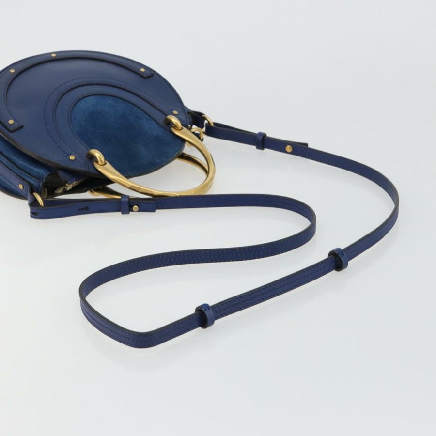 【日本直送】Chloe Pixy 手提包 皮革 兩用 黑色 金色 正品 183644V-7