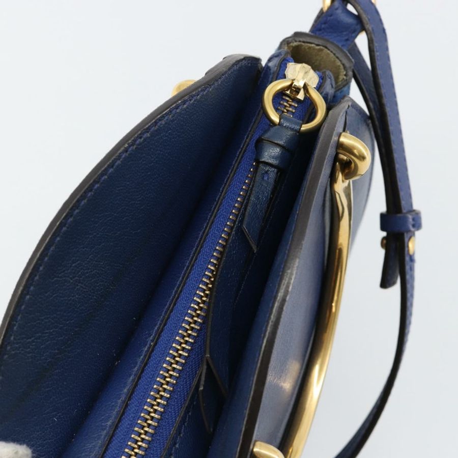 【日本直送】Chloe Pixy 手提包 皮革 兩用 黑色 金色 正品 183644V-9