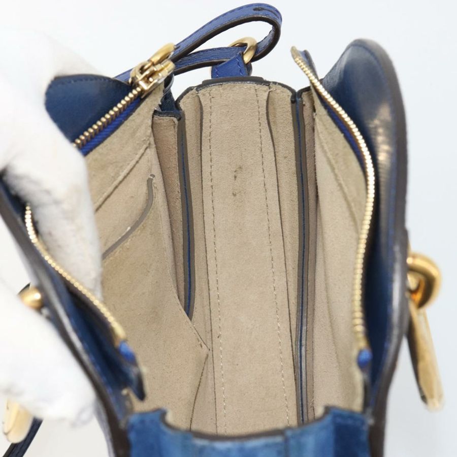 【日本直送】Chloe Pixy 手提包 皮革 兩用 黑色 金色 正品 183644V-20
