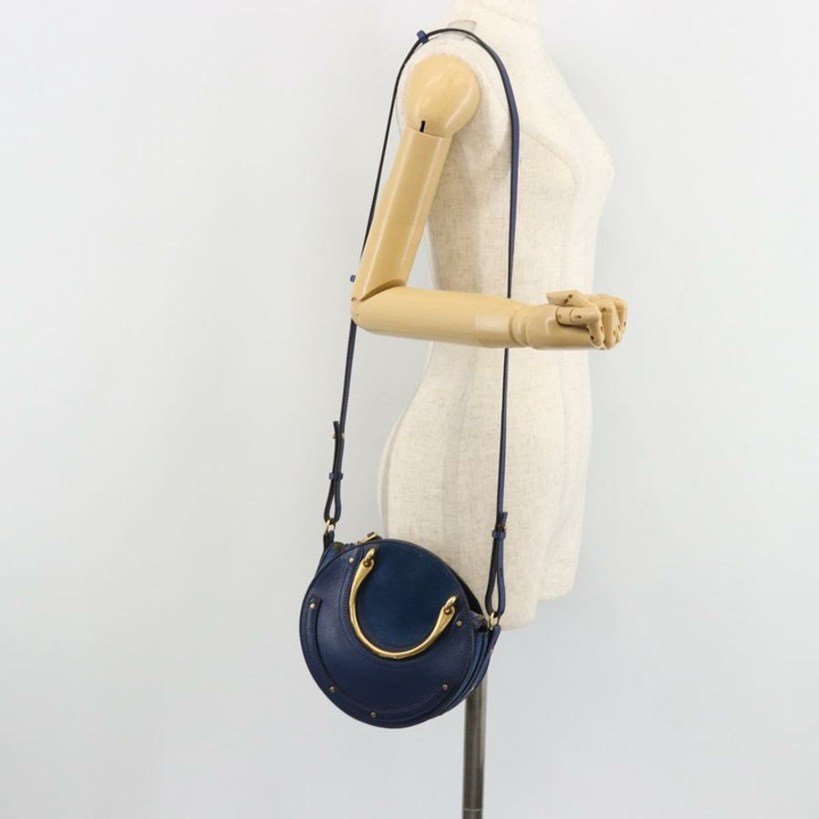 【日本直送】Chloe Pixy 手提包 皮革 兩用 黑色 金色 正品 183644V-23