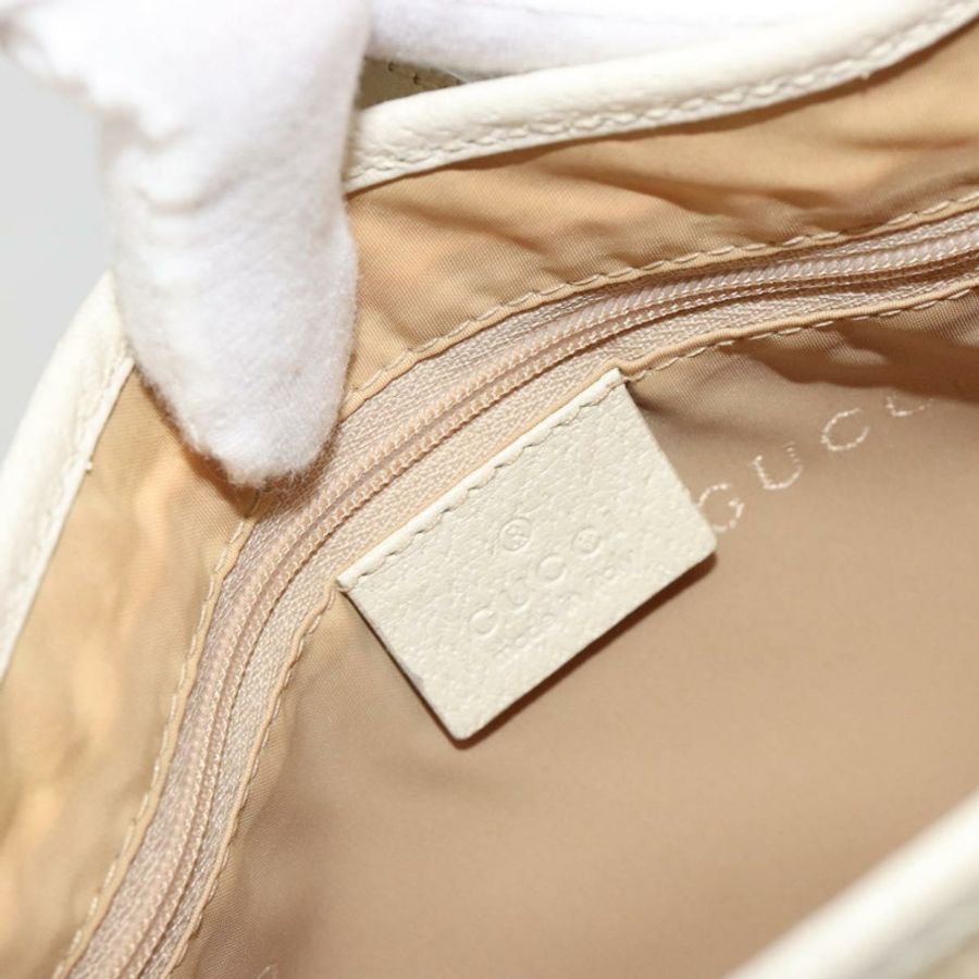 【日本直送】GUCCI Jackie 肩背包 帆布 象牙色 金色 001 3735 正品 183266SAV-19
