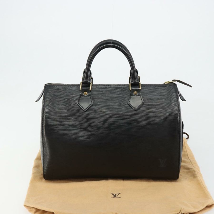 【日本直送】路易威登 Epi Speedy 30 手提包 Noir 黑色 M43002 LV 正品 183641A-11