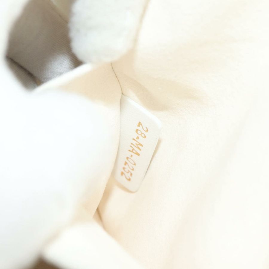 【日本直送】Christian Dior Canage Vibe 單肩包,羊皮材質,兩用,白色金色,正品,貨號 182900SM-10