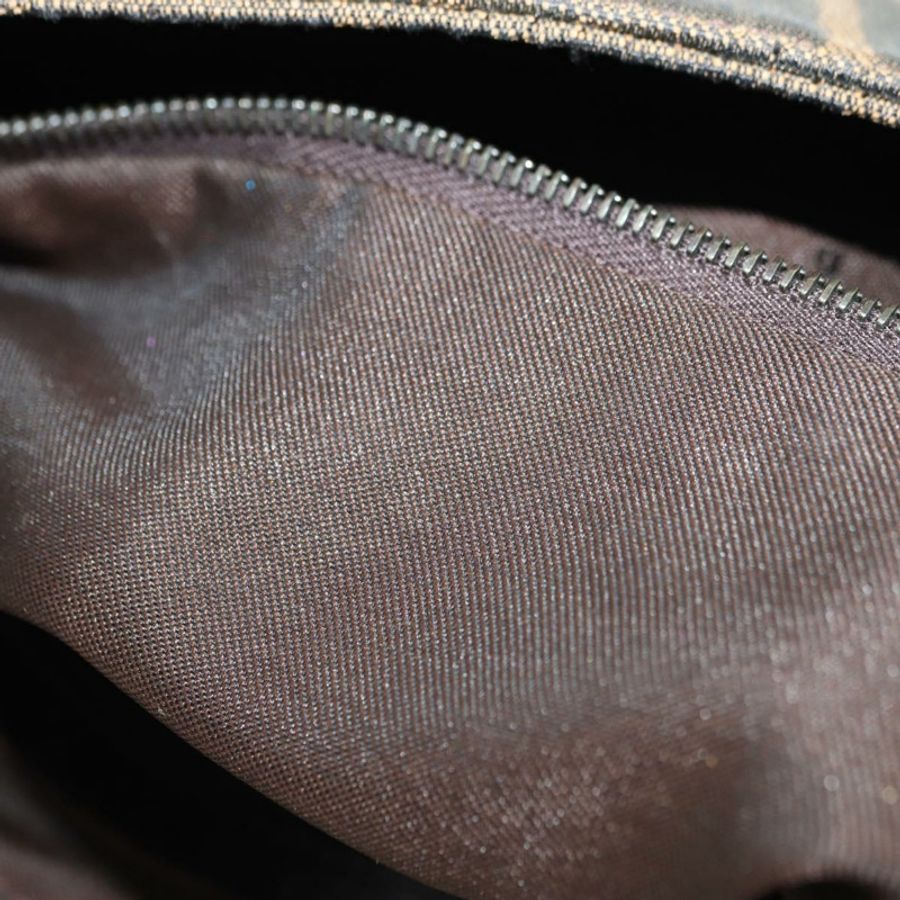 【日本直送】FENDI Zucca帆布單肩包 黑色 棕色 正品 183663V-11