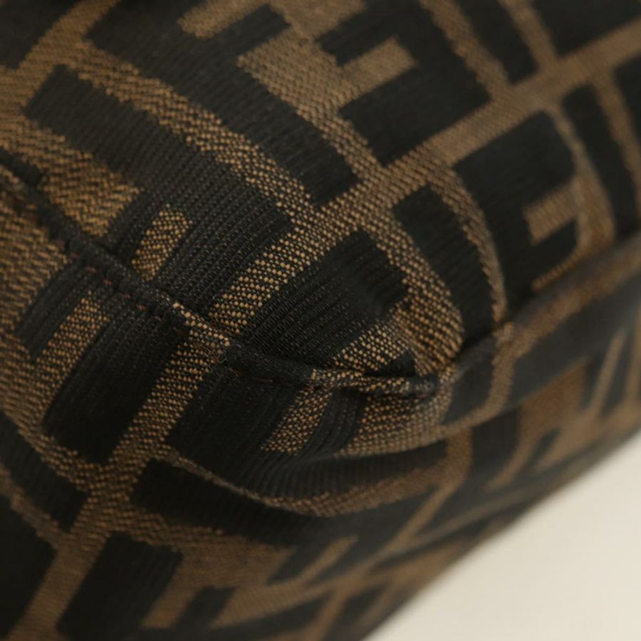 【日本直送】FENDI Zucca帆布單肩包 黑色 棕色 正品 183663V-13