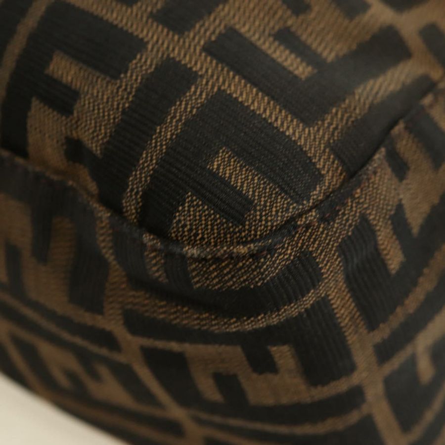 【日本直送】FENDI Zucca帆布單肩包 黑色 棕色 正品 183663V-16