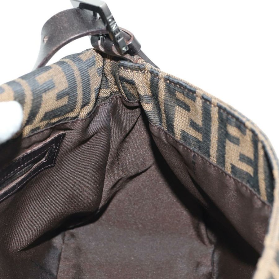 【日本直送】FENDI Zucca帆布單肩包 黑色 棕色 正品 183663V-20