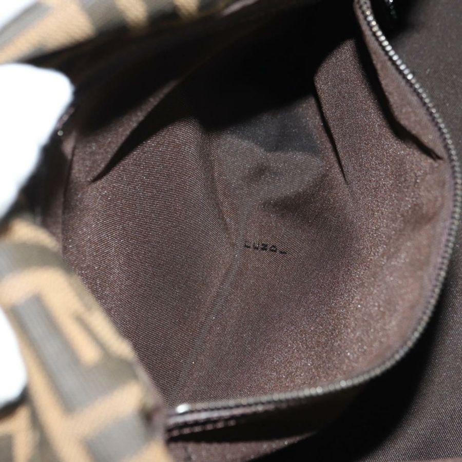 【日本直送】FENDI Zucca帆布單肩包 黑色 棕色 正品 183663V-23