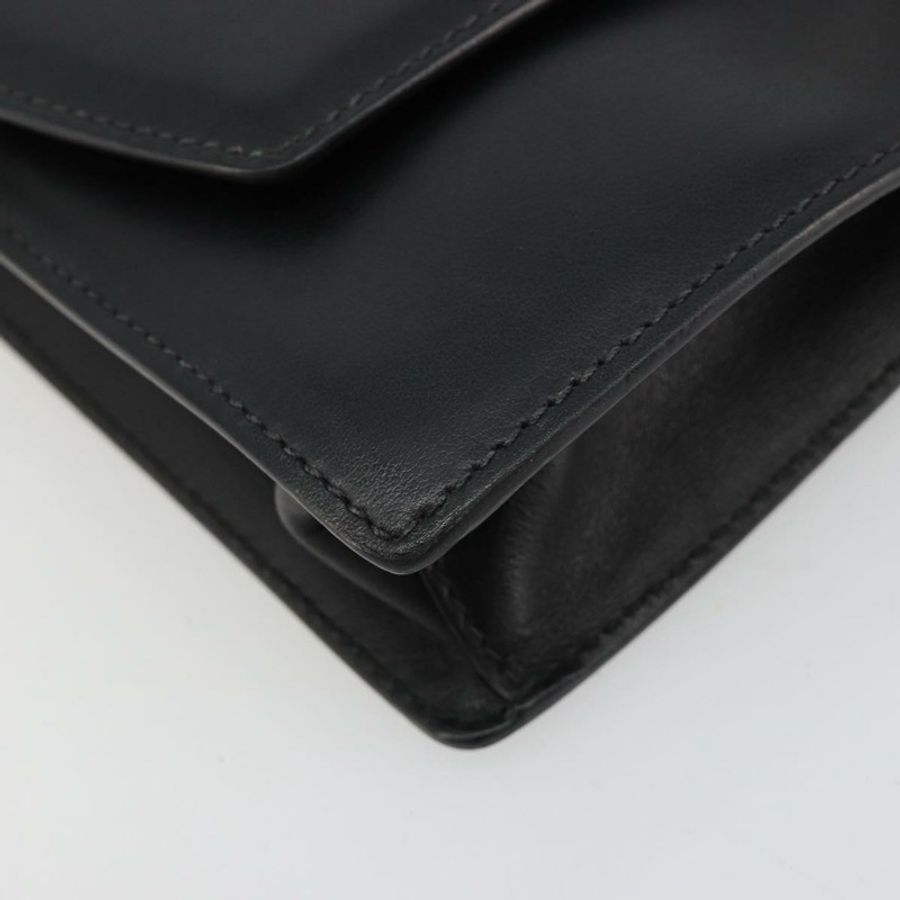 【日本直送】PRADA Electra鉚釘單肩包,黑色銀色皮革,正品編號182970V-13