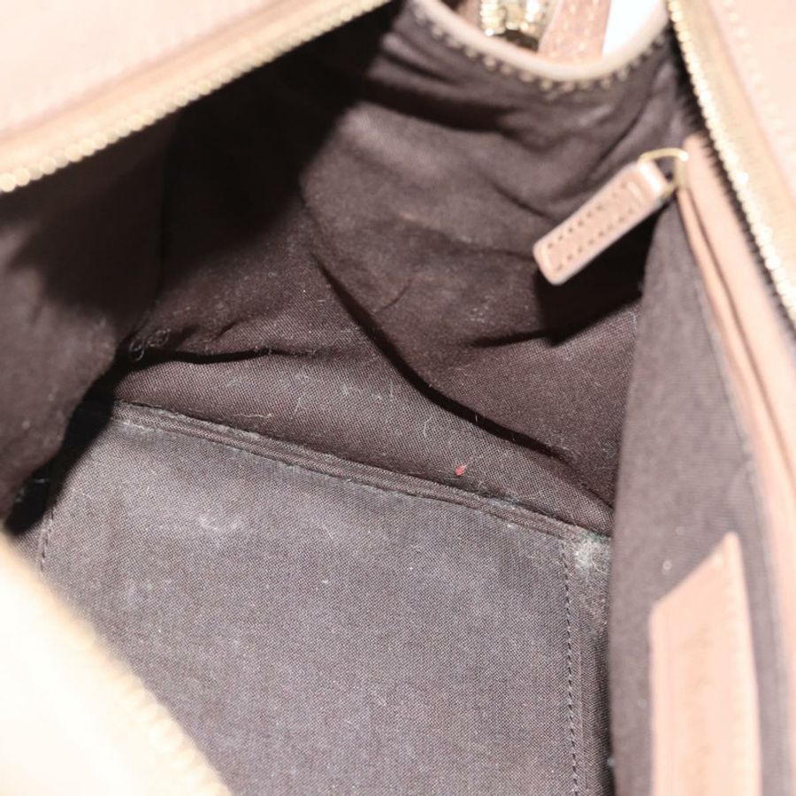 【日本直送】SAINT LAURENT Cavas chic 手提包 皮革 2way 棕色金色 297957 正品 183202A-20