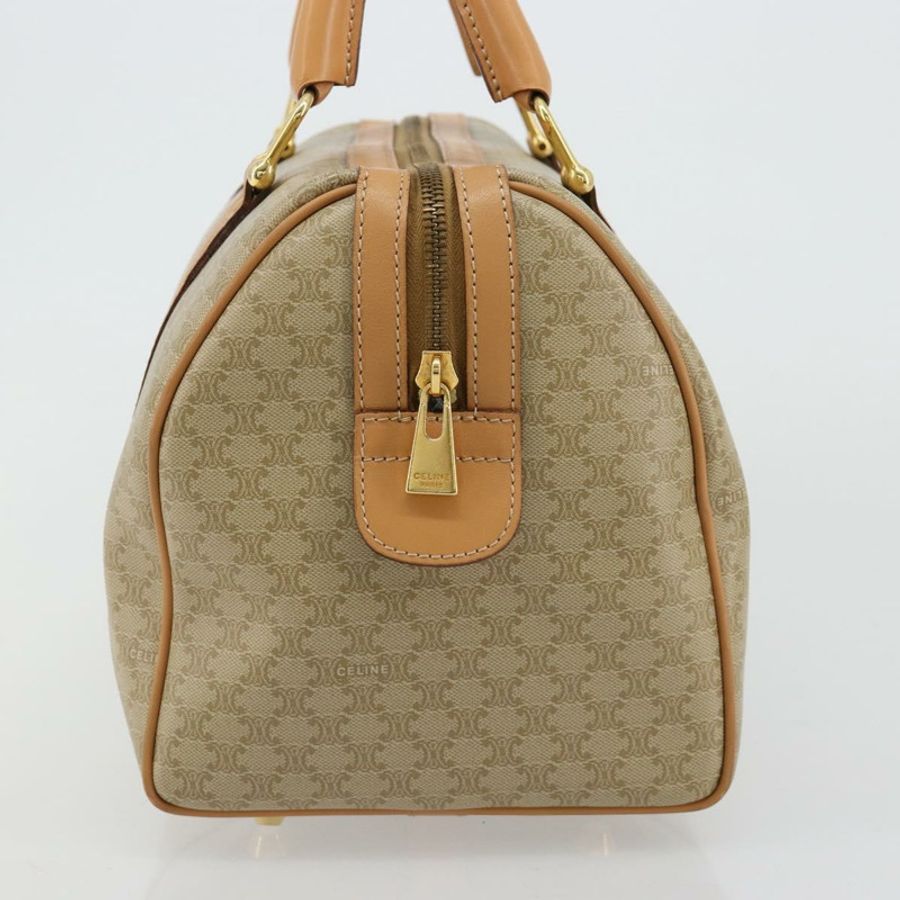【日本直送】CELINE Macadam帆布手提包 PVC 米色 金色 正品 183269A-2