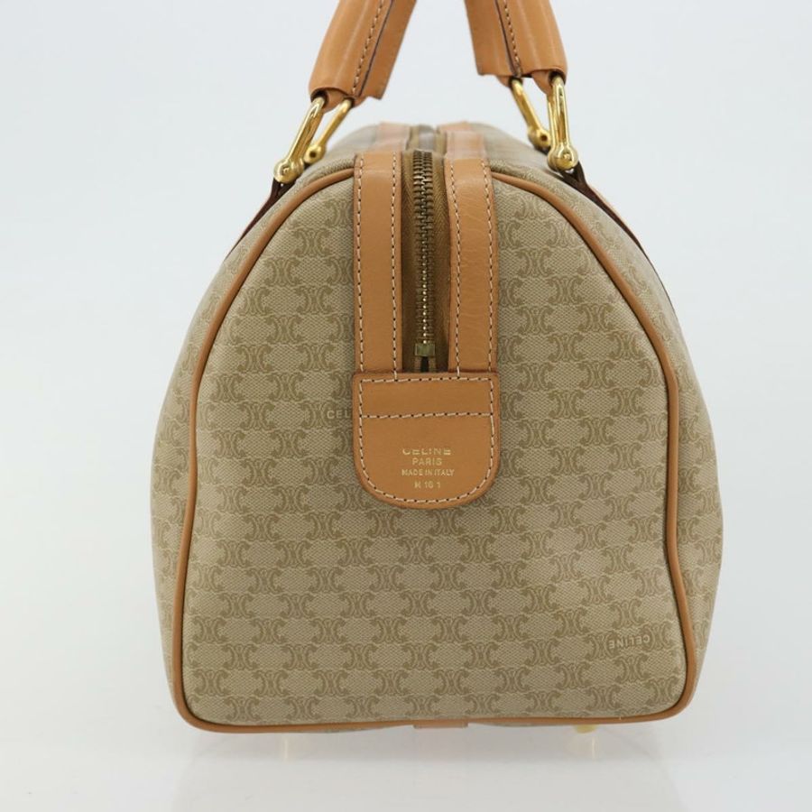 【日本直送】CELINE Macadam帆布手提包 PVC 米色 金色 正品 183269A-3