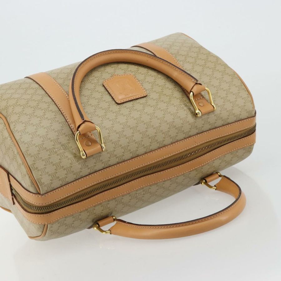 【日本直送】CELINE Macadam帆布手提包 PVC 米色 金色 正品 183269A-5