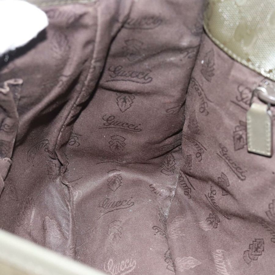 【日本直送】GUCCI GG Implementation 單肩包 PVC 綠色銀色 201732 Auth 183034A-19