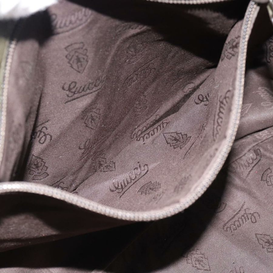 【日本直送】GUCCI GG Implementation 單肩包 PVC 綠色銀色 201732 Auth 183034A-21