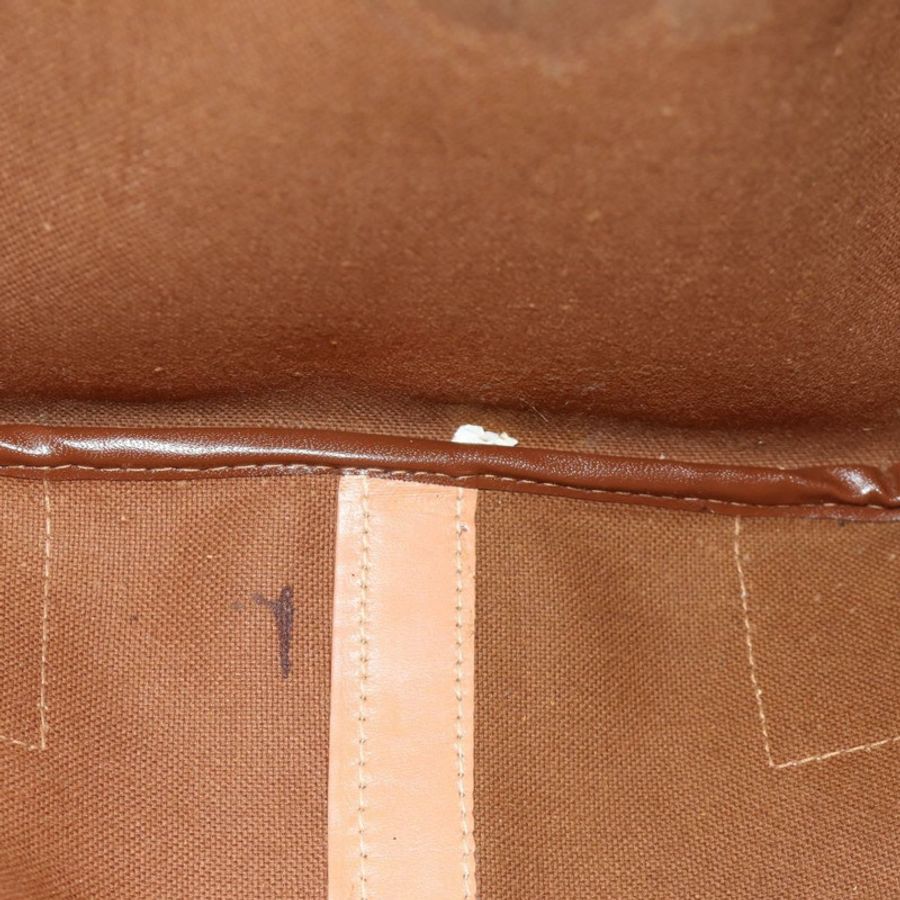 【日本直送】CELINE Macadam帆布波士頓包 PVC皮革 棕色 金色 正品 183666V-25