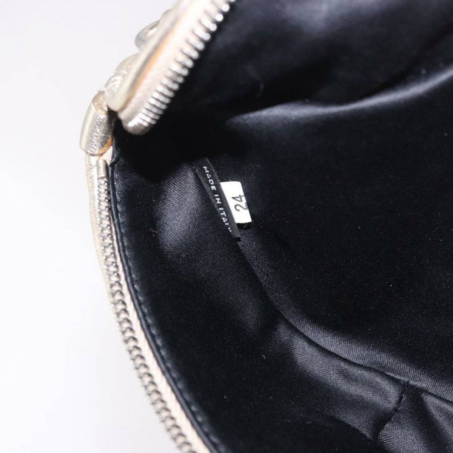 【日本直送】Miu Miu Matelasse 腰包 皮革 銀色 金 正品 183762V-20
