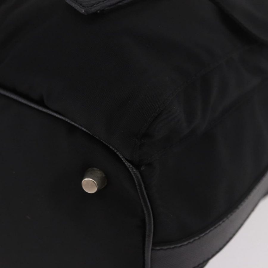 【日本直送】PRADA 單肩包 尼龍 黑色 銀色 正品 184177A-13