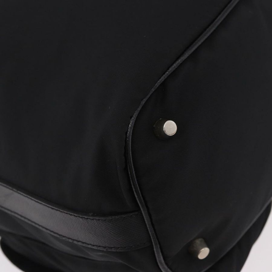 【日本直送】PRADA 單肩包 尼龍 黑色 銀色 正品 184177A-14