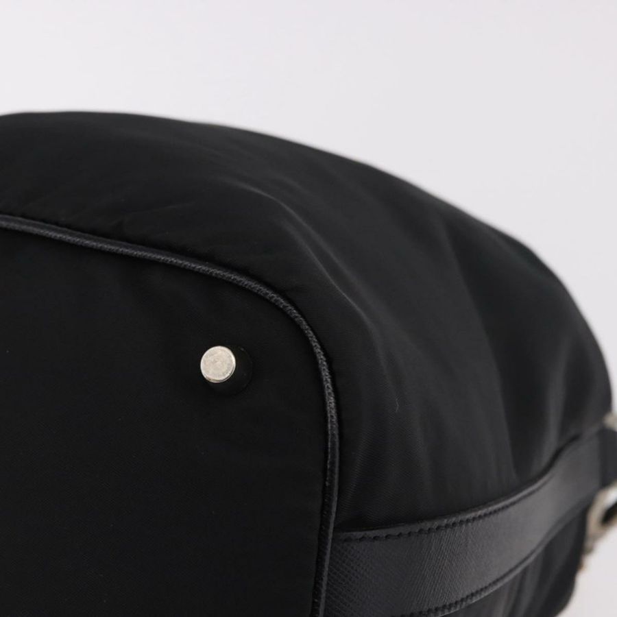 【日本直送】PRADA 單肩包 尼龍 黑色 銀色 正品 184177A-15