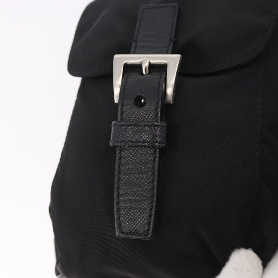 【日本直送】PRADA 單肩包 尼龍 黑色 銀色 正品 184177A-18