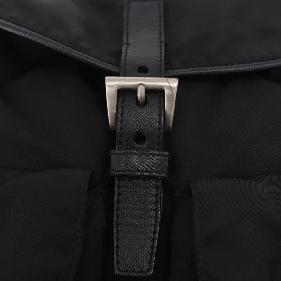 【日本直送】PRADA 單肩包 尼龍 黑色 銀色 正品 184177A-19