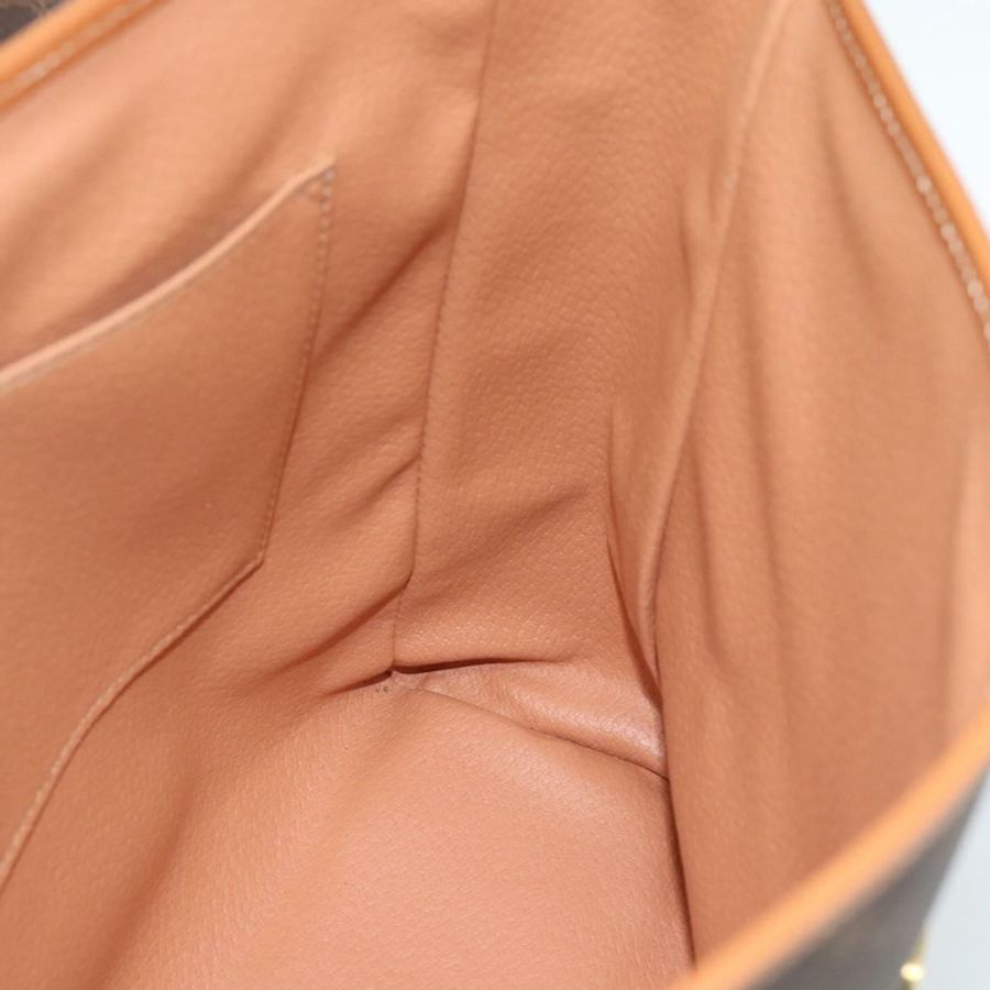 【日本直送】CELINE Macadam帆布手提包 PVC皮革 棕色 金色 正品 183052V-17