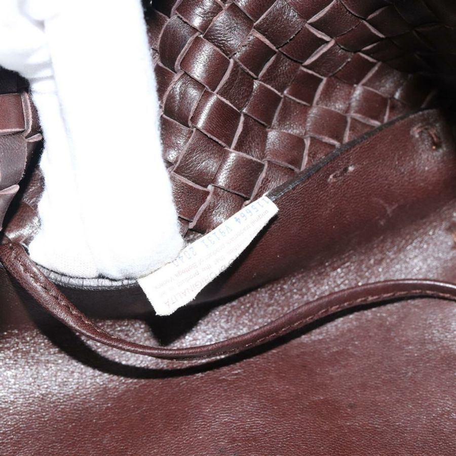 【日本直送】BOTTEGA VENETA INTRECCIATO Cabas MM 手提包 皮革 棕色 金色 正品 183710V-10