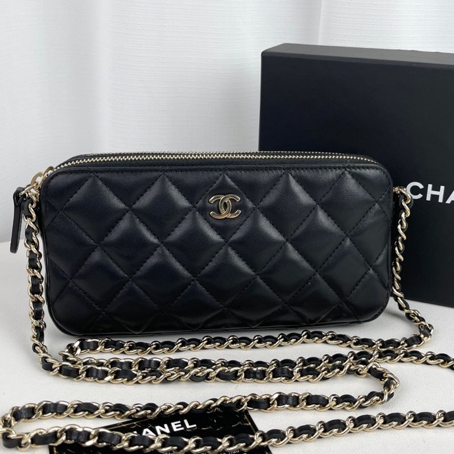 CHANEL 香奈兒相機包 24開 附件 有卡-0