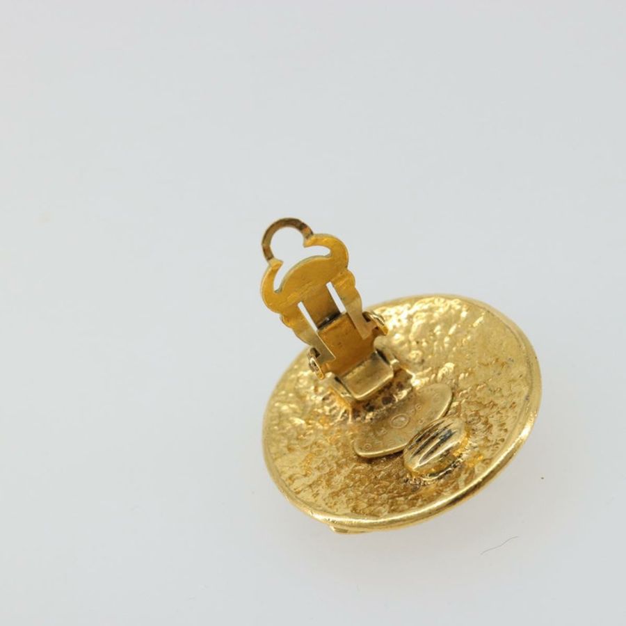 【日本直送】香奈兒 (CHANEL) 耳環,金屬金色,雙C標誌,正品編號 183503V-7