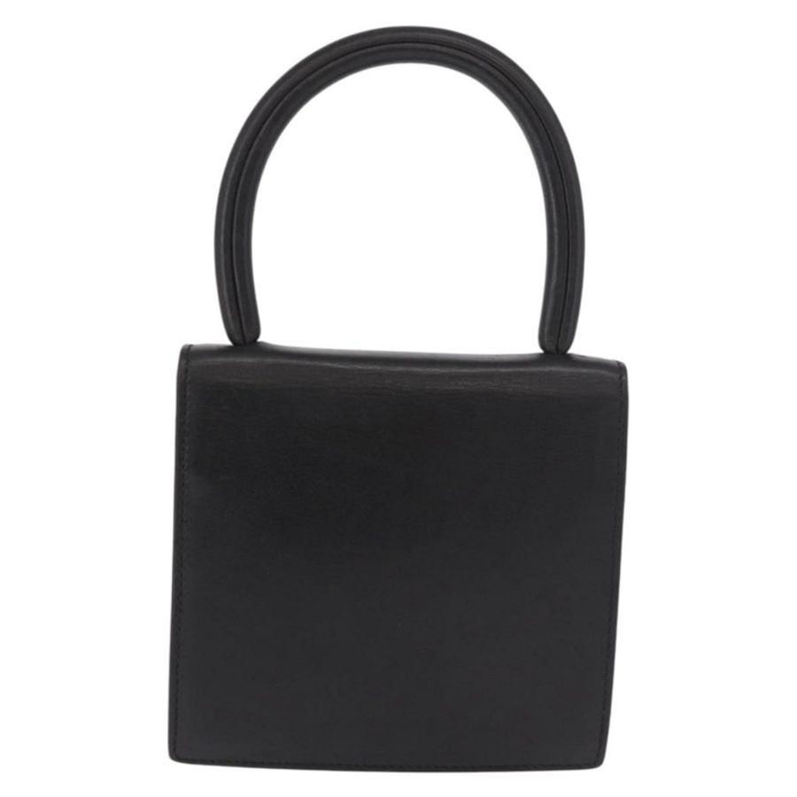 【日本直送】CELINE 手提包 皮革 黑色 金色 正品 183388A-1