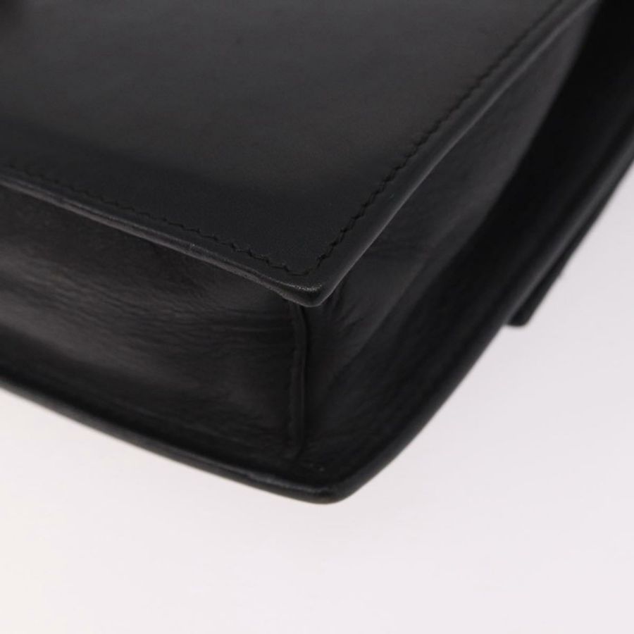【日本直送】CELINE 手提包 皮革 黑色 金色 正品 183388A-15