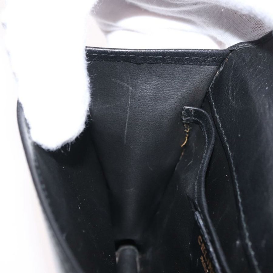 【日本直送】CELINE 手提包 皮革 黑色 金色 正品 183388A-19