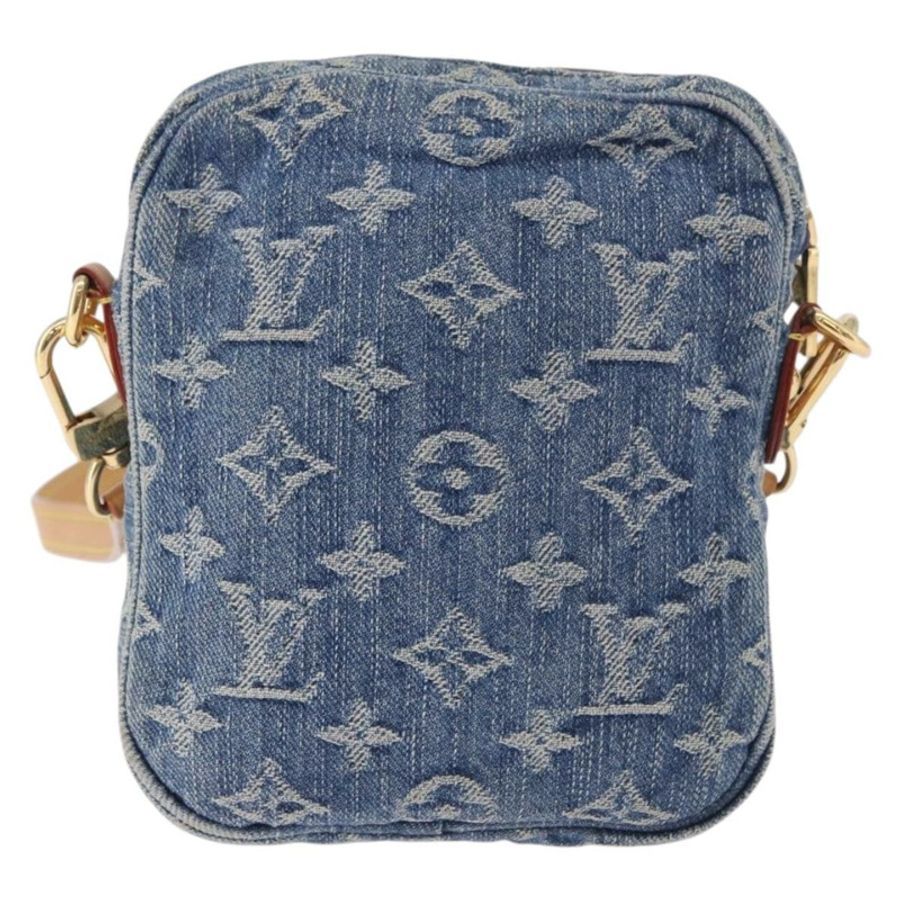 【日本直送】路易威登 Monogram Denim Pochette Fairfax 手袋 藍色 M82948 LV 正品 184169SAV-1