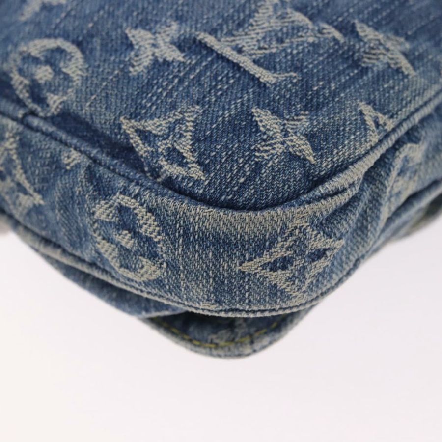 【日本直送】路易威登 Monogram Denim Pochette Fairfax 手袋 藍色 M82948 LV 正品 184169SAV-15