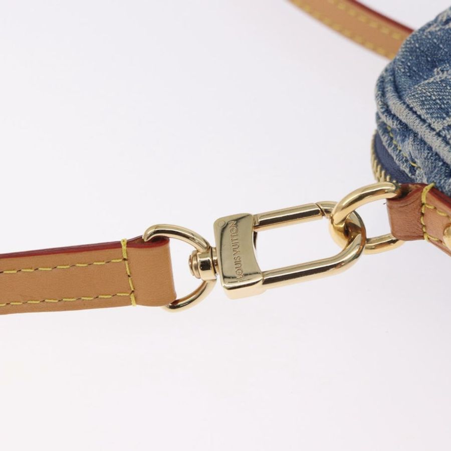 【日本直送】路易威登 Monogram Denim Pochette Fairfax 手袋 藍色 M82948 LV 正品 184169SAV-16