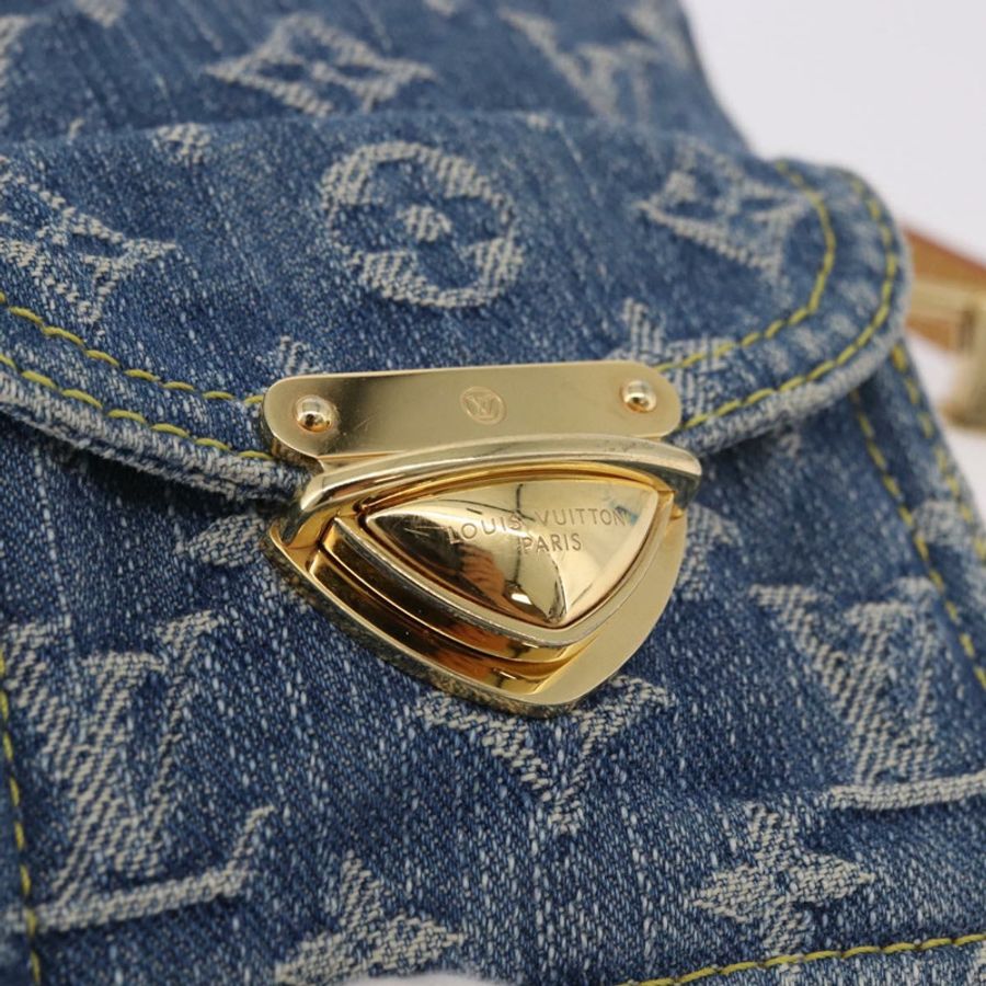 【日本直送】路易威登 Monogram Denim Pochette Fairfax 手袋 藍色 M82948 LV 正品 184169SAV-17