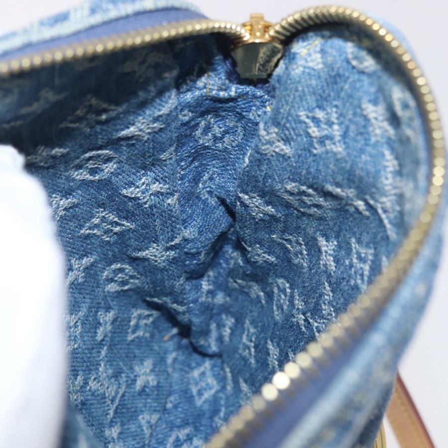 【日本直送】路易威登 Monogram Denim Pochette Fairfax 手袋 藍色 M82948 LV 正品 184169SAV-18