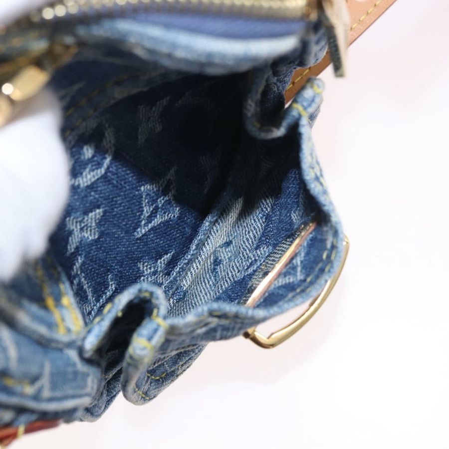 【日本直送】路易威登 Monogram Denim Pochette Fairfax 手袋 藍色 M82948 LV 正品 184169SAV-20