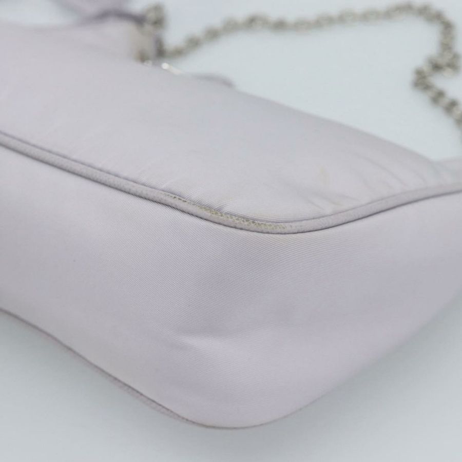 【日本直送】PRADA 尼龍紫色銀色單肩包 正品 184170V-15