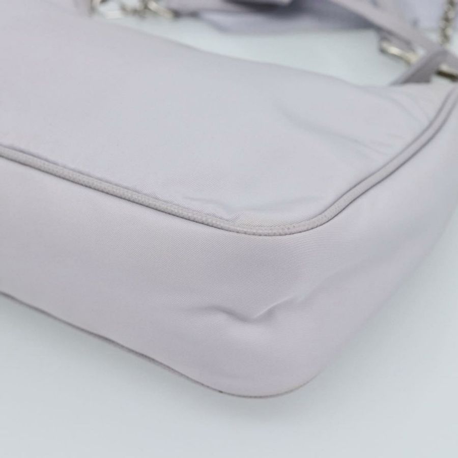 【日本直送】PRADA 尼龍紫色銀色單肩包 正品 184170V-17