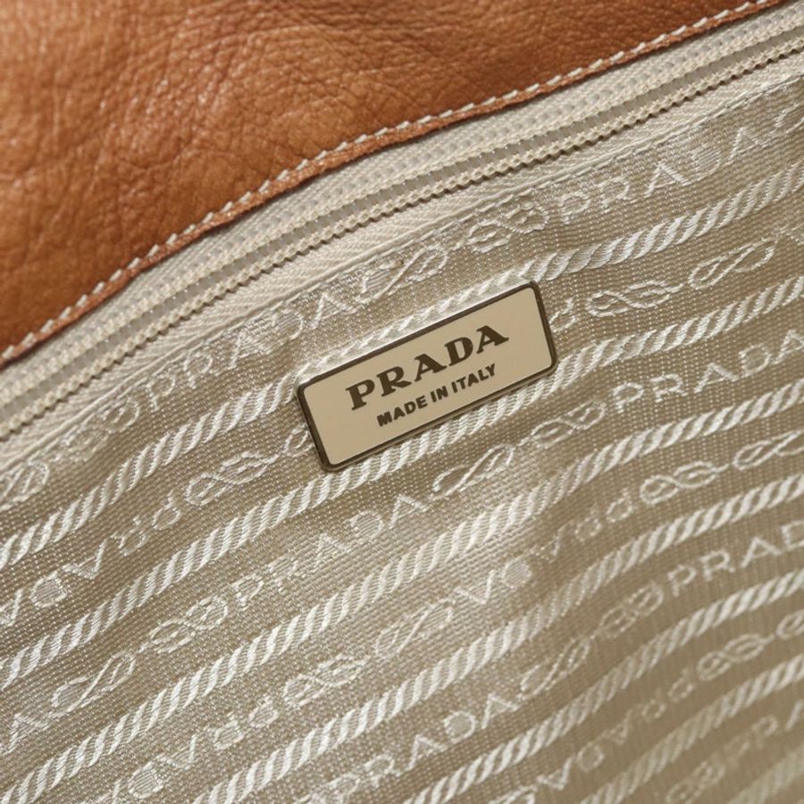 【日本直送】PRADA 手提包 皮革尼龍 粉紅色 銀色 正品 183896V-17