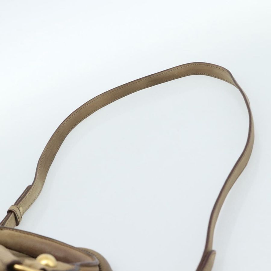 【日本直送】Miu Miu 麂皮手提包 2way Beige Gold Auth 183865V-14