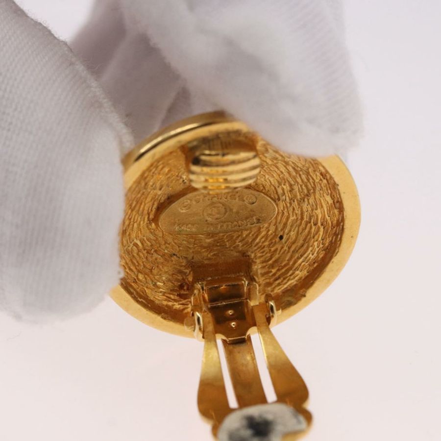 【日本直送】香奈兒 (CHANEL) 耳環,金屬金色,雙C標誌,正品編號 184007V-9